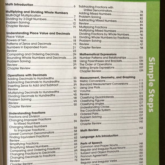 Simple Steps for 5th Grade Workbook - Picture 3 of 4